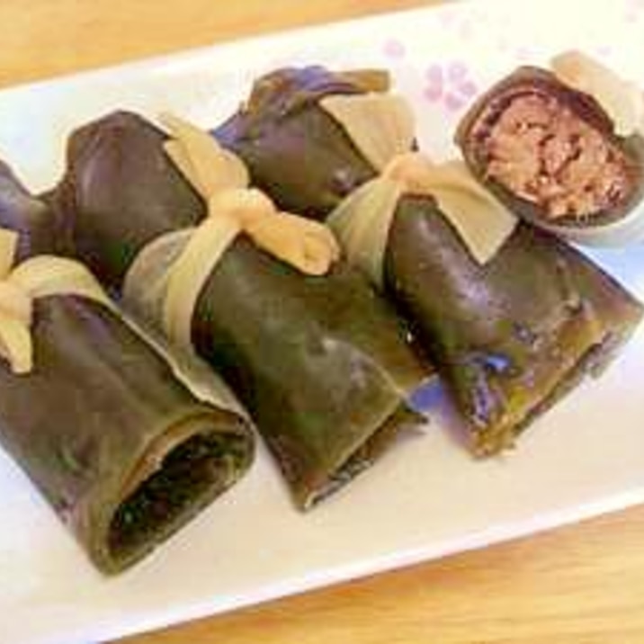 母の味。。 鯖の昆布巻き♪
